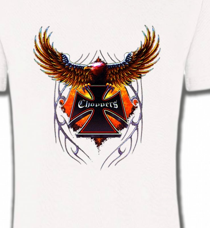 Croix choppers et ailes (Bikers)