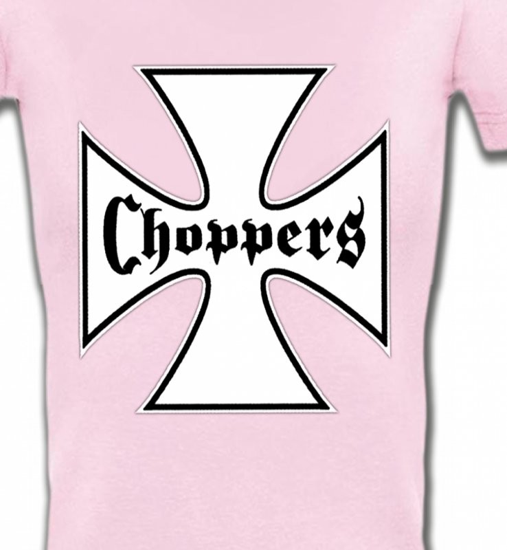 Croix Choppers blanche (Bikers)