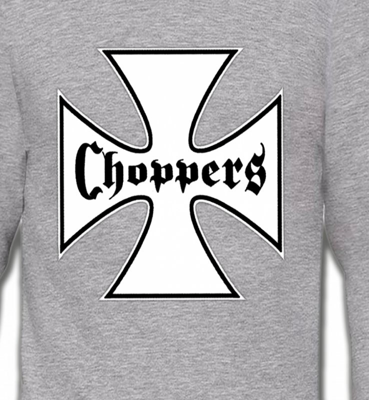 Croix Choppers blanche (Bikers)