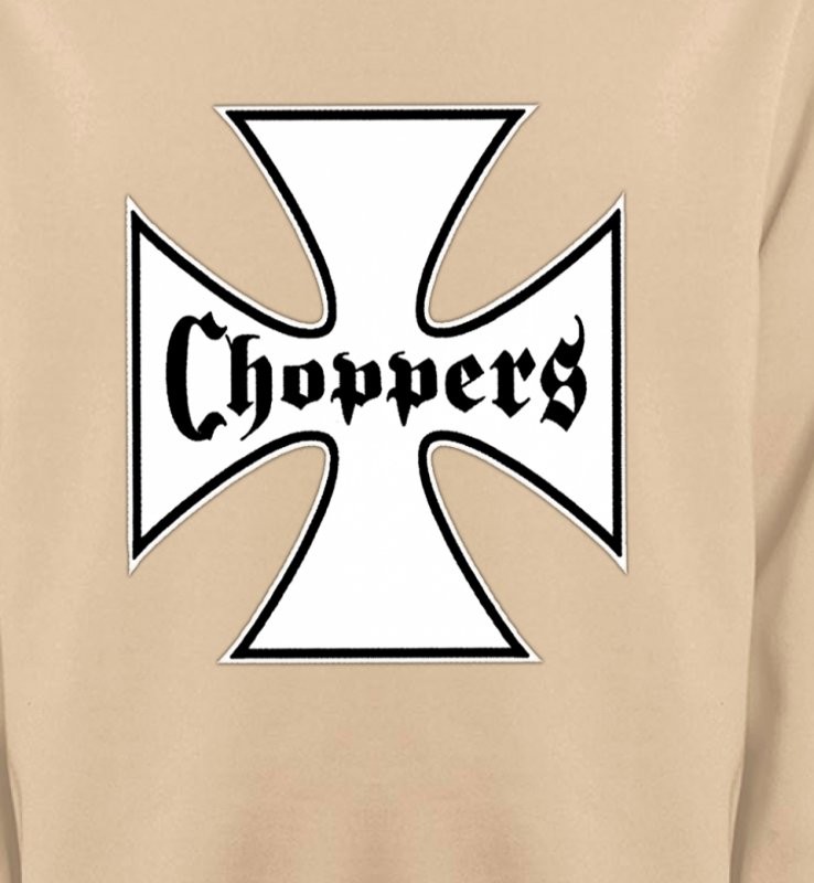 Croix Choppers blanche (Bikers)