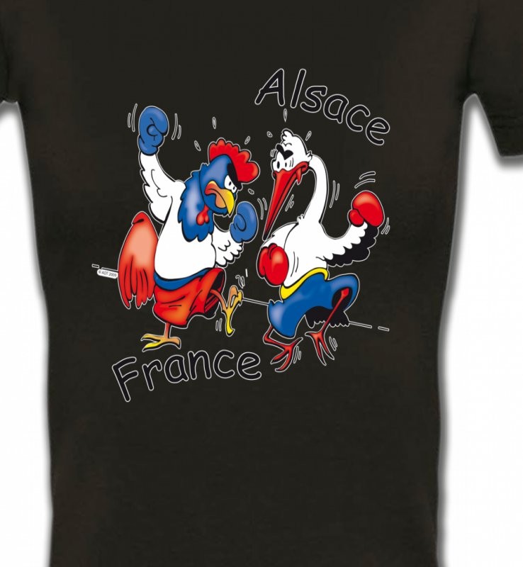 coq France  cigogne Alsace