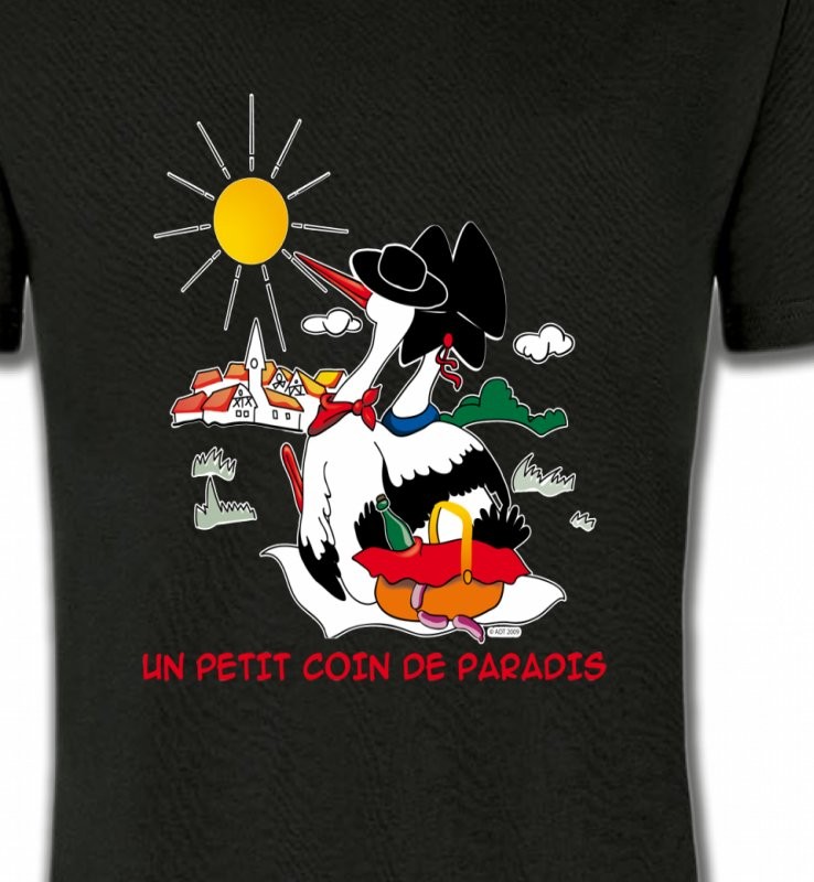 T-Shirt Un petit coin de paradis Alsace