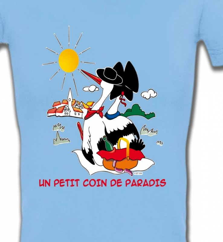 T-Shirt Un petit coin de paradis Alsace