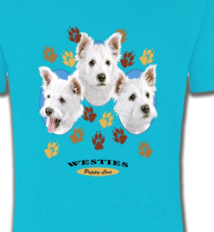 Westies pattes de chiens  (D)