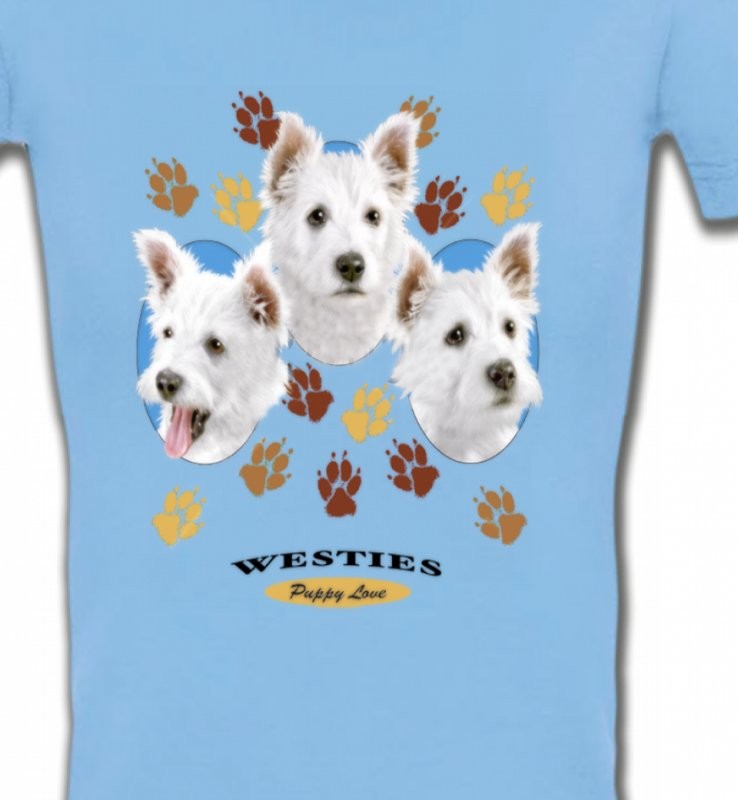 Westies pattes de chiens  (D)