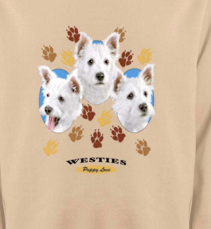 Westies pattes de chiens  (D)