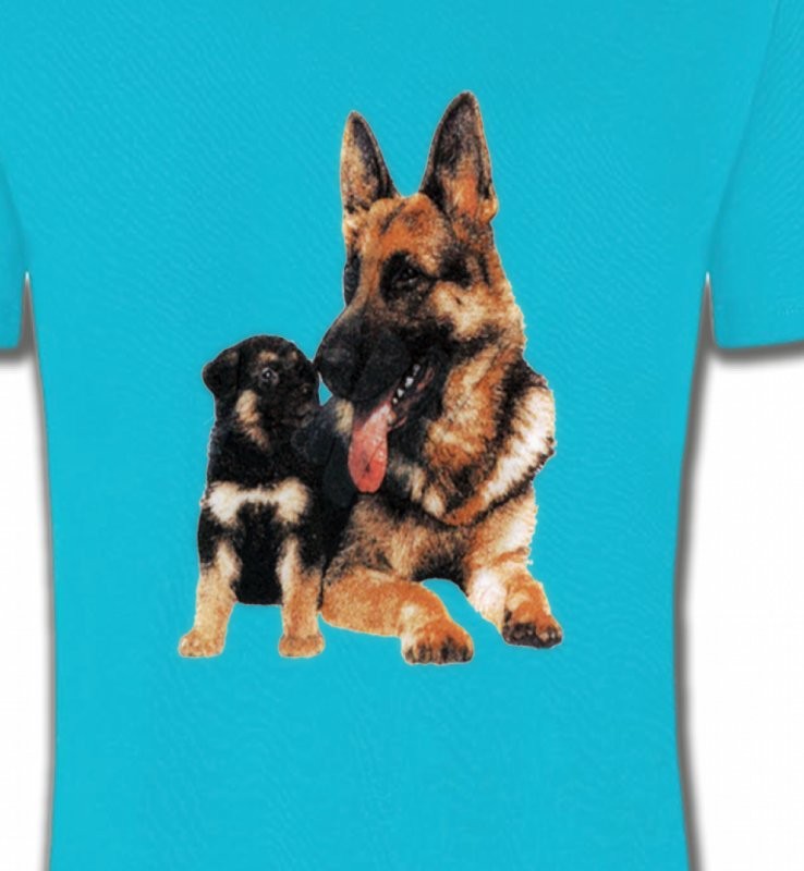Berger Allemand et son chiot  (A)
