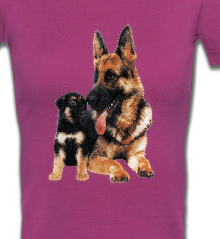 Berger Allemand et son chiot  (A)